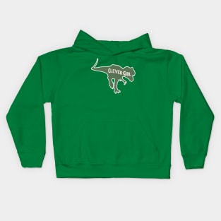 Velociraptor Clever Girl Raptor Jurassic Dinosaur Kids Hoodie